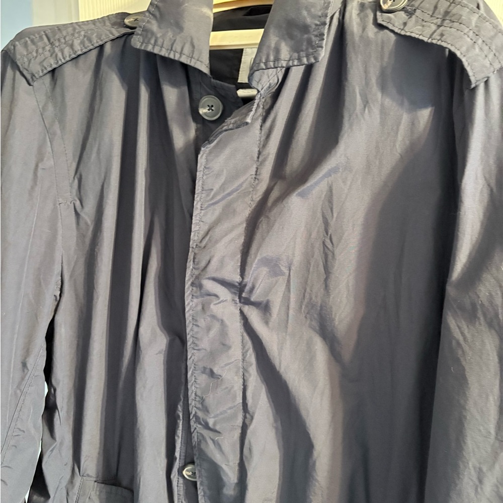Men's Navy Rain Jacket
